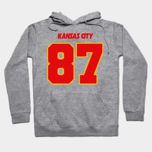 Travis Kelce Jersey (Front/Back Print) Hoodie